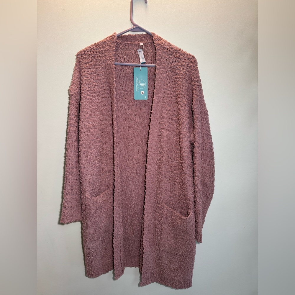 Mauve long sweater